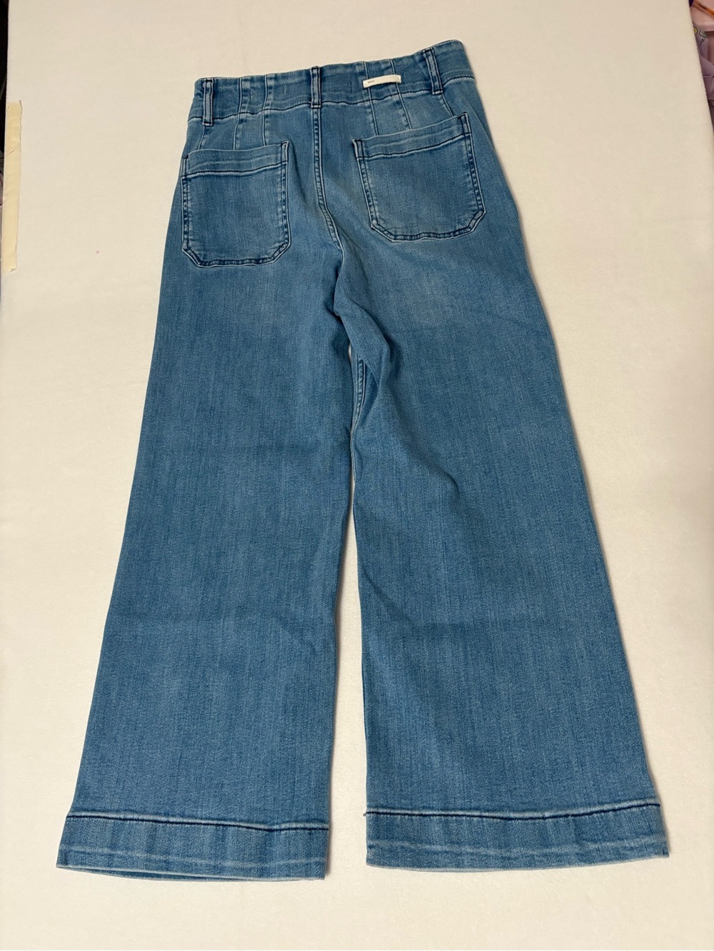 Antropologie Pilcro Light Blue Wide-Leg Denim Jeans size 29 - Picture 2 of 11